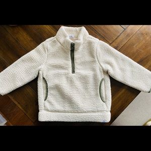 3T Baby Gap 1/4 zip Sherpa sweater